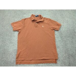 Polo by Ralph Lauren Polo Shirt Mens Large Orange Short Sleeve Golf Casual